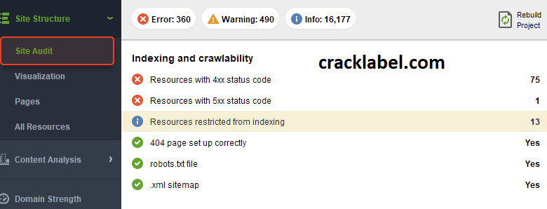 website auditor crack